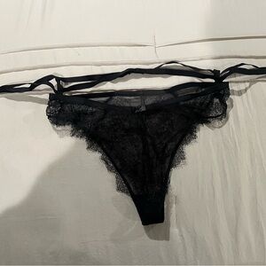 Victoria's Secret Black Lace Panties
